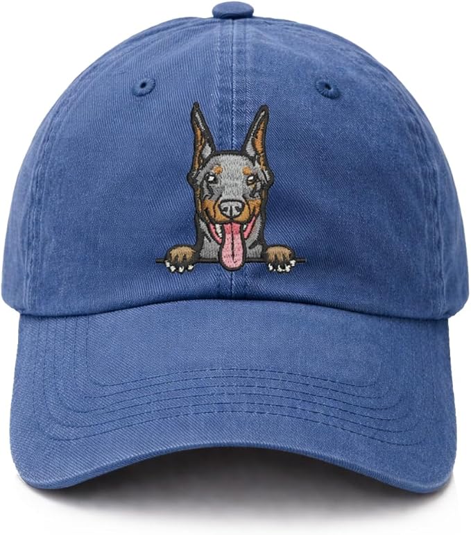 Pet Dog Lover Gifts,Embroidered Dog Baseball Hats for Men Women Dad Mom