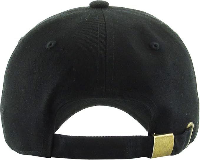 KBETHOS Classic Unisex Cotton Adjustable Low Crown Baseball Cap – Plain Dad Hat