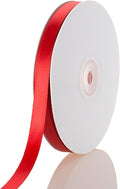 3/8 Inch Red Ribbon, 50 Yards Craft Polyester Satin Ribbon Perfect by Unknown
