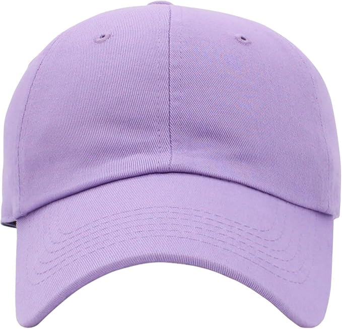 KBETHOS Classic Unisex Cotton Adjustable Low Crown Baseball Cap – Plain Dad Hat