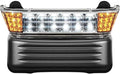LED Headlight Kit with Front Bumper for Club Car Precedent 2004-Up, Street Legal Golf Cart Light Assembly with Turn Signal, 12V Replacement for Electric & Gas Models