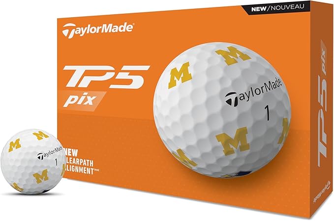 TaylorMade Golf 2024 TP5 PIX ONE Dozen Golf Balls