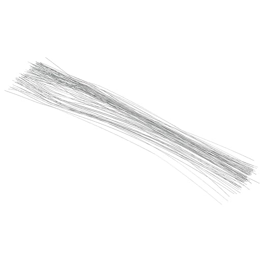 PATIKIL 22 Gauge 16" Floral Stem Wire by PATIKIL