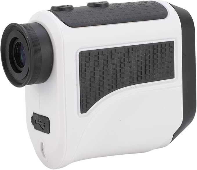 1200Yards Range Finder Golf with Slope, 7X Magnification, Lightweight Portable Rechargeable Rangefinder, Flag Lock Vibration, Switch for Legal, Range Finders for Hunt Golf Accessory(White)