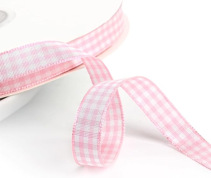 Classic Gingham Checkered Ribbon, DIY Projects, Hair Bows, Scrapbooking & Party by Unknown