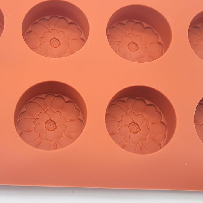 X-Haibei Flower Round Circle Silicone Mold - Image 4