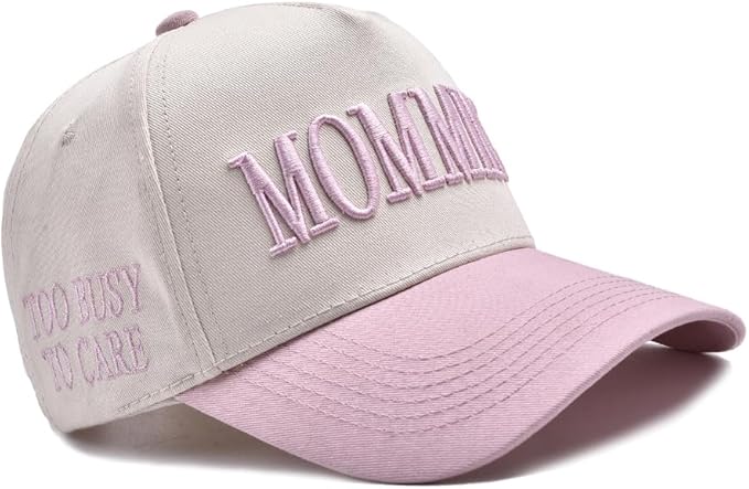 Mommin Trucker Hat,Vintage Two-Tone Women's Baseball Cap with Mama Hat Mothers Day Great Gifts for Mom Wife Stepmom
