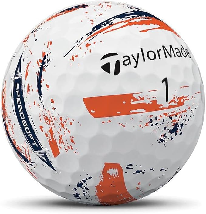 TaylorMade Golf Speed Soft Ink NFL Golf Balls