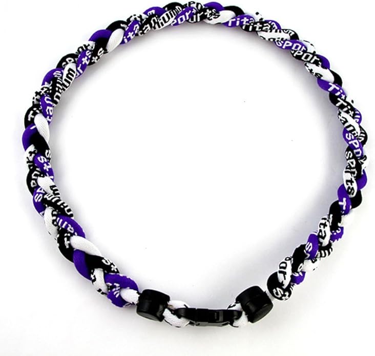 MapofBeauty 18 Inch Three Colors Fashion Three Braided Rope Tornado Necklace