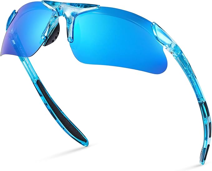 Xagger Kids Youth Polarized Sports Sunglasses for Boys Girls Baseball Softball Glasses TR90 Frame