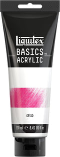 Liquitex BASICS Gesso Surface Prep Medium, 250ml Tube by Liquitex