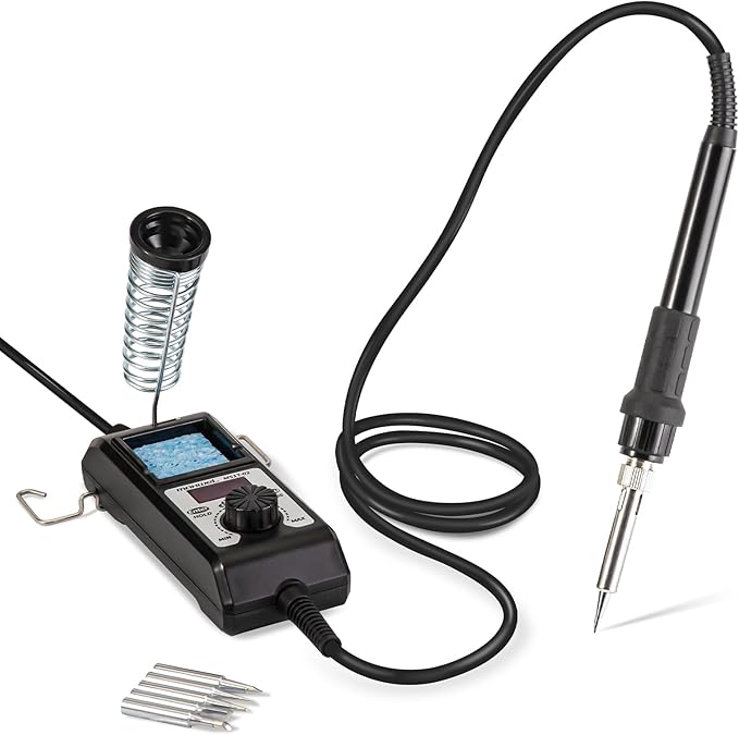 Digital Display Soldering Iron Station Kit - 60W 110V Soldering Station by MaxwelManufacturing