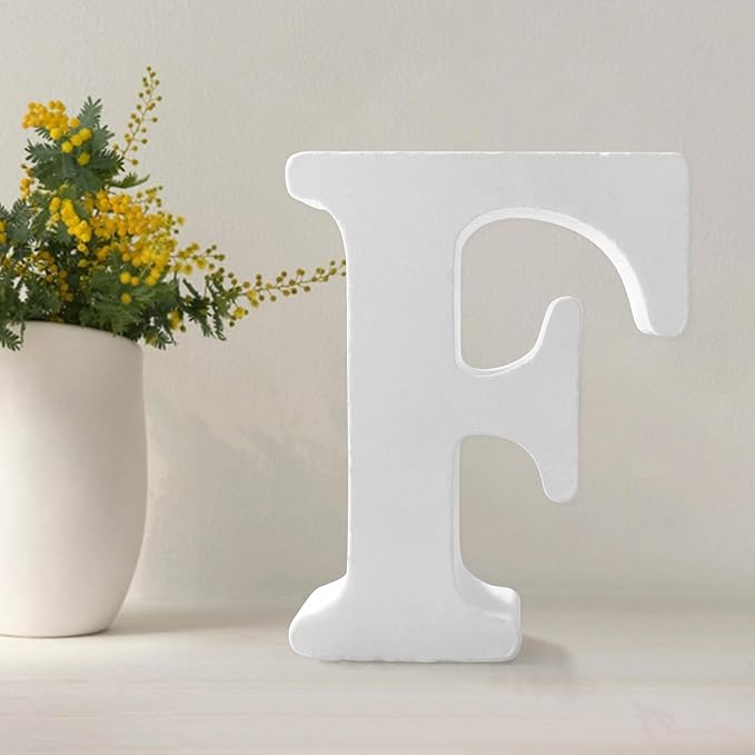 Wood Letters 4.3 Inch, Wooden Letters by UVEPBSMN