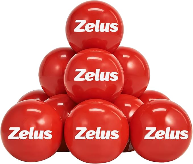 ZELUS Training Balls for Softball and Baseball Practice | 2.8-Inch 1 lb Weight Ball | Weighted Ball for Exercise | Baseball Accessory for Strength Hitting Batting Pitching Improvement
