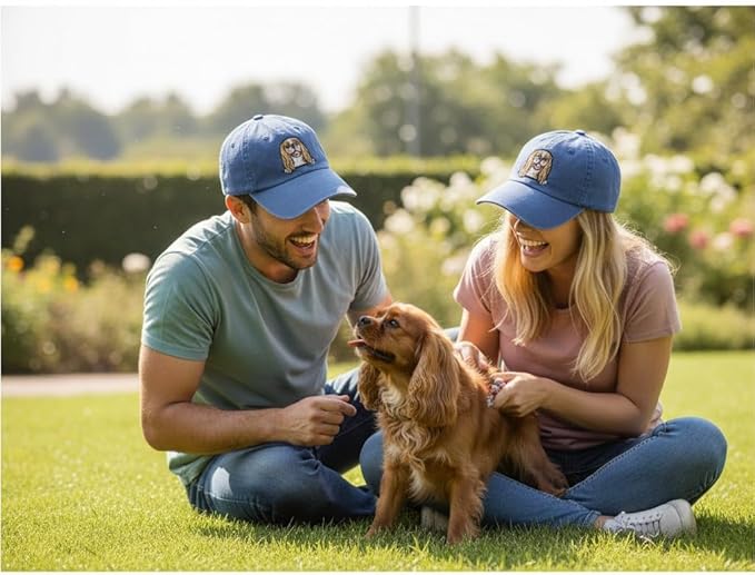 Pet Dog Lover Gifts,Embroidered Dog Baseball Hats for Men Women Dad Mom