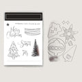 2025-2026 Stamps and Dies for Card Making, Stamps and Dies Set 2025 for by HITKUZ