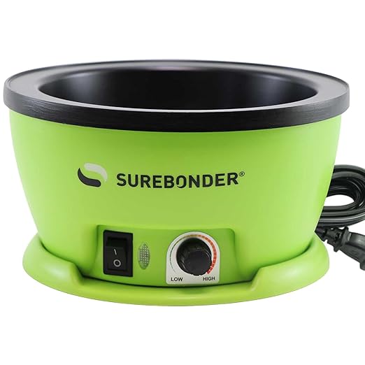 Surebonder 803 Electric Hot Glue Skillet, Adjustable Temperature 225-400°F by Surebonder