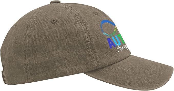 I'm a Pround Autism Uncle Baseball Cap for Mens Fashion Washed Distressed Baseball Caps