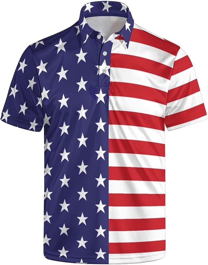 Mens Golf Shirts Golf Polo Shirts for Men Short Sleeve Polo Shirts Golf Gifts