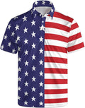 Mens Golf Shirts Golf Polo Shirts for Men Short Sleeve Polo Shirts Golf Gifts