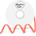 Humphrey's Craft 1/4 Inch Neon Orange Double Faced Satin Ribbon by HumphreysCraft