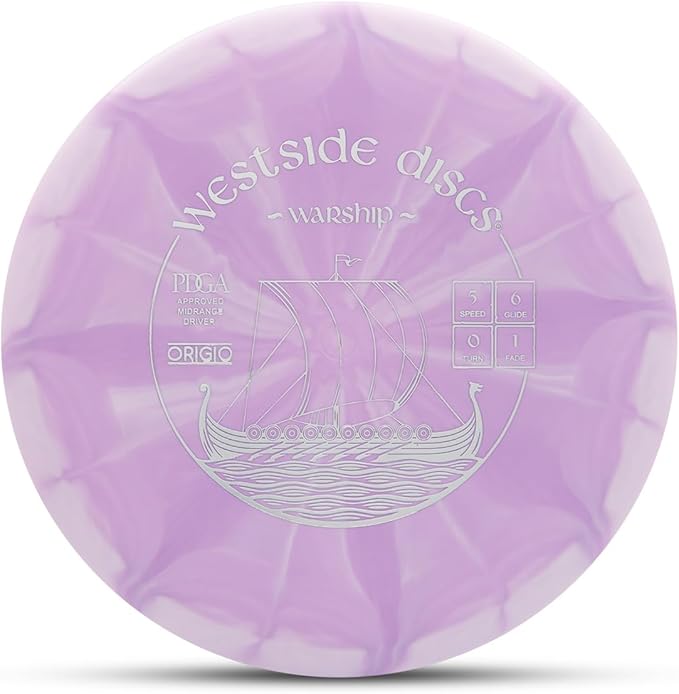 Westside Discs Origio Burst 3-Disc Golf Starter Set - Ideal All-in-One Disc Golf Set for Men - 1x Fairway Driver, Midrange & Putter Discs - Colors Will Vary