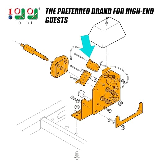 10L0L Golf Cart Forward Reverse Switch Assembly for Electric Golf Cart EZGO TXT (1994 Up) Replaces Part 70578G01, 70578G02, 73036G01