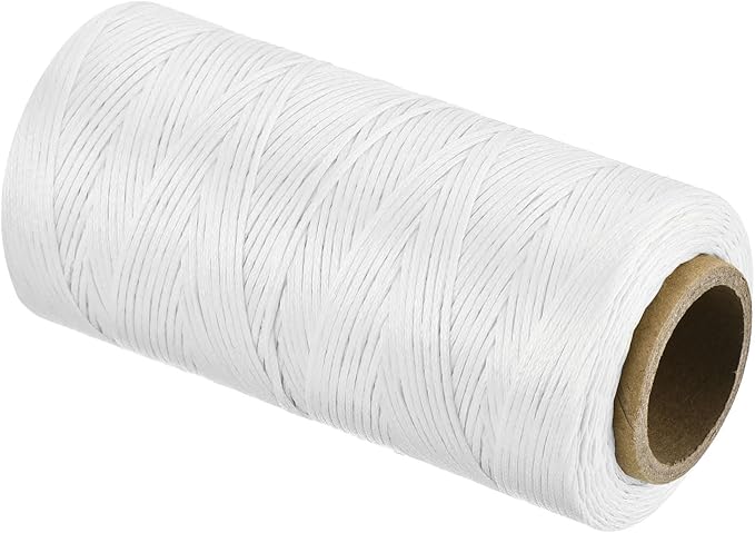 MECCANIXITY Waxed Thread, 197 Yard 1mm 210D Flat Wax Thread Polyester Waxed by MECCANIXITY