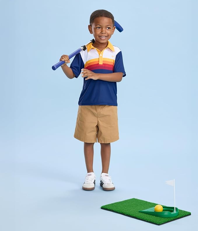 Tipsy Elves Kids and Toddlers Golf Shirts - Athletic Comfort Fit with Quick Dry Material