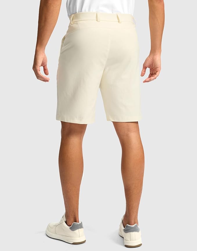 G Gradual Men's Golf Dress Shorts 5"/ 7"/ 9" Stretch Casual Work Flat Front Shorts for Men with 3 Pockets Quick Dry