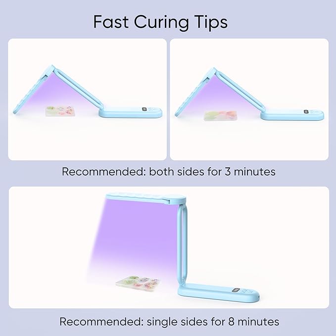 PPESULK Cordless UV Light for Resin Curing, Rechargeable Fast UV Light - Image 7