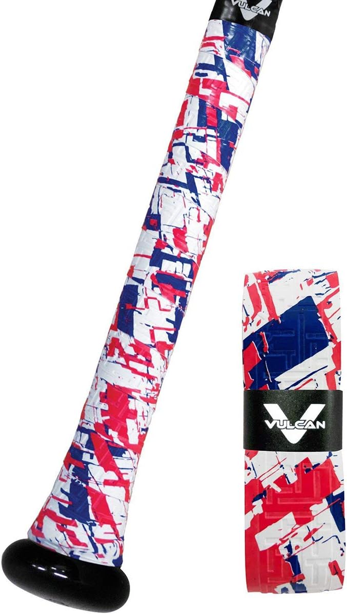 Vulcan | 0.50mm / 1.00mm / 1.75mm Bat Grip | Baseball/Softball | Multiple Colors