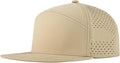 FEINION Men Flat Brim Adjustable Performance Hat Snapback Laser Perforated Baseball Cap