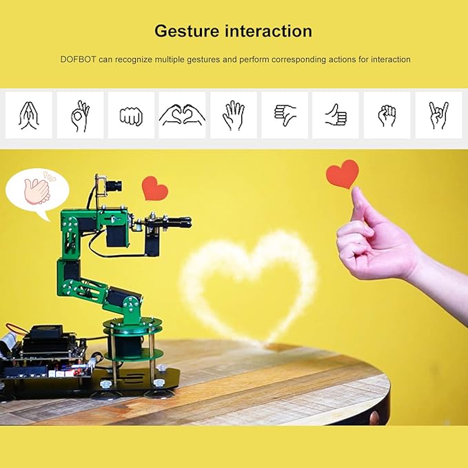 Yahboom Robot Arm for Jetson Nano 4GB 6-DOF AI Robotic Hand for Adults App - Image 8