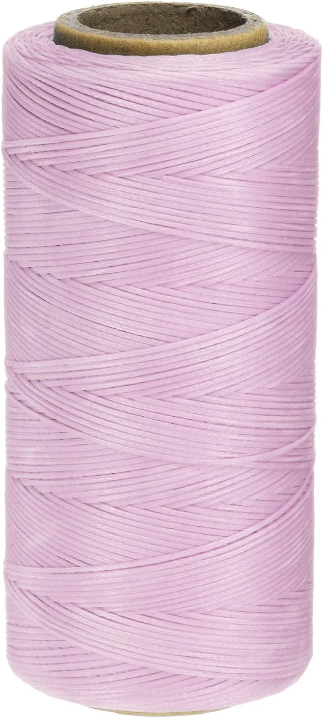 uxcell 150D 0.8mm Flat Waxed Thread 284 Yards Polyester Leather Sewing Waxed by uxcell