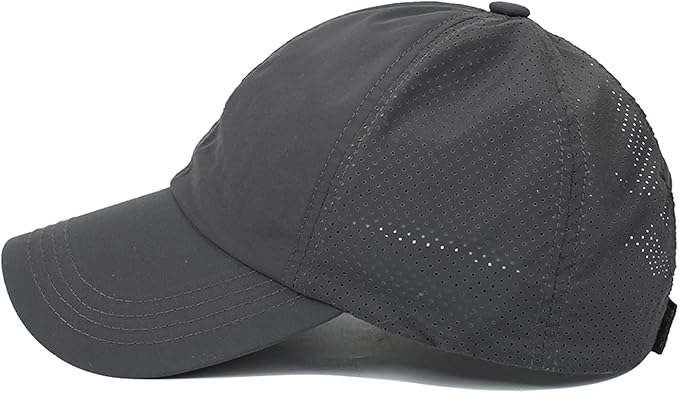 HGGE Womens Criss Cross Ponytail Baseball Cap Adjustable High Messy Bun Ponycap Quick Drying Hat