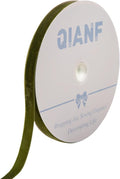 Vintage Moss Green Velvet Ribbon Christmas Ribbon by QIANF
