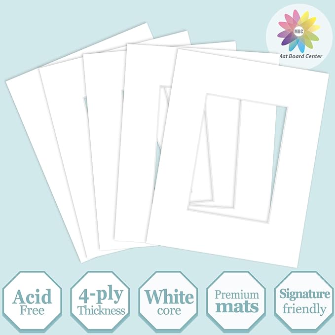 MBC Mat Board Center, 5 Pack 8.5X11 - Image 2