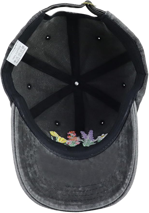 Gardening Hat for Women, Funny Adjustable Cotton Flower Plant Baseball Cap