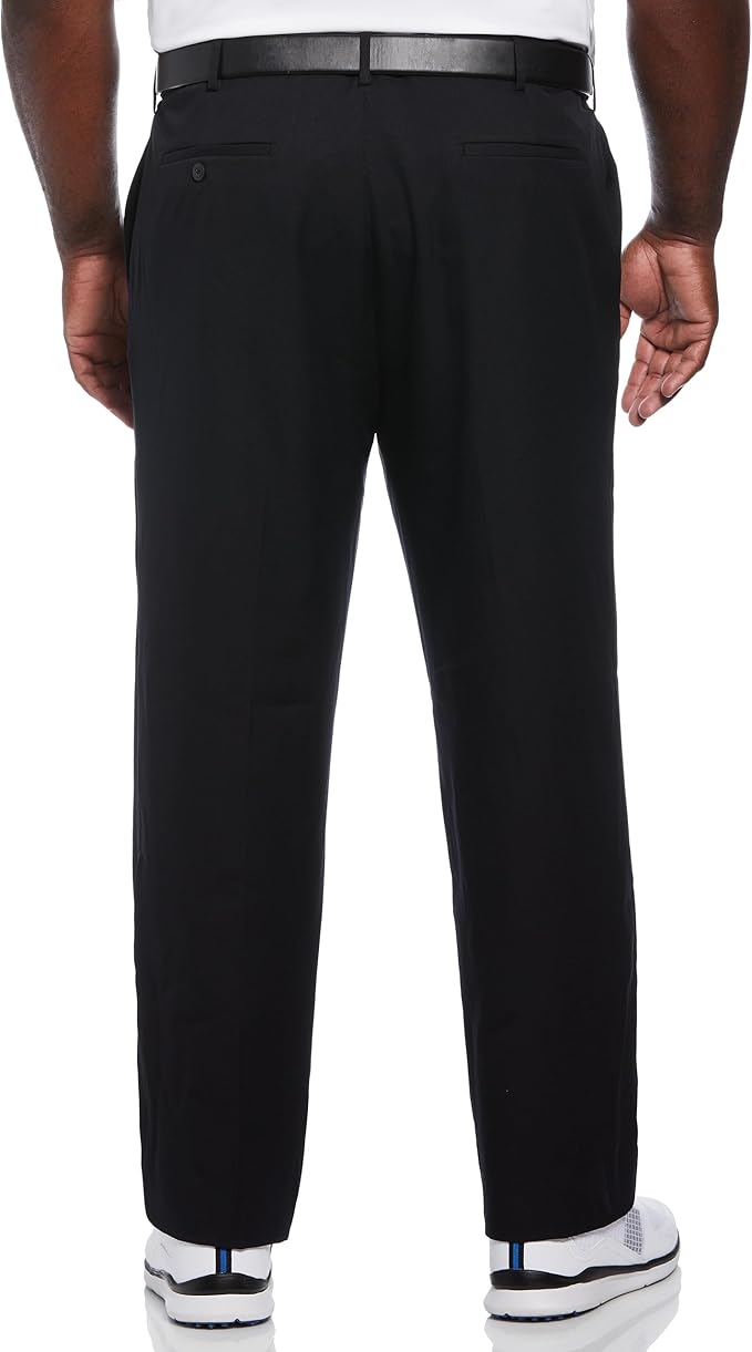 PGA Tour Men's Flat Front Golf Pant with Expandable Waistband