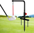 Golf Swing Trainer, Golf Training Aid, Durable Metal Practice Golf Swing Training Aid, Golf Practice Equipment, Golf Swing Trainers, Golf Accessories for Gift, Golf Gifts for Men