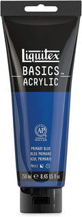 Liquitex BASICS Acrylic Paint, 250ml Tube, Primary Blue by Liquitex