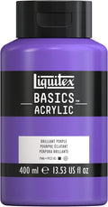 Liquitex BASICS Acrylic Paint, 400ml Bottle, Brilliant Purple by Liquitex