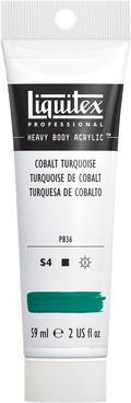 Liquitex Professional Heavy Body Acrylic Paint, 2-oz Tube, Cobalt Turquoise by Liquitex