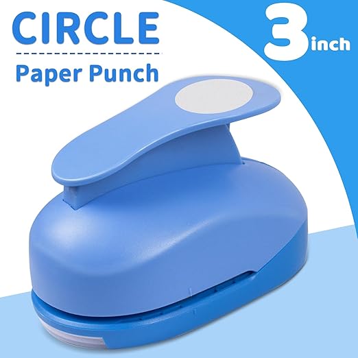 Paper Punch, 3 inch Circle Hole Punches, Circle Paper Puncher, Large CirclePunch - Image 3
