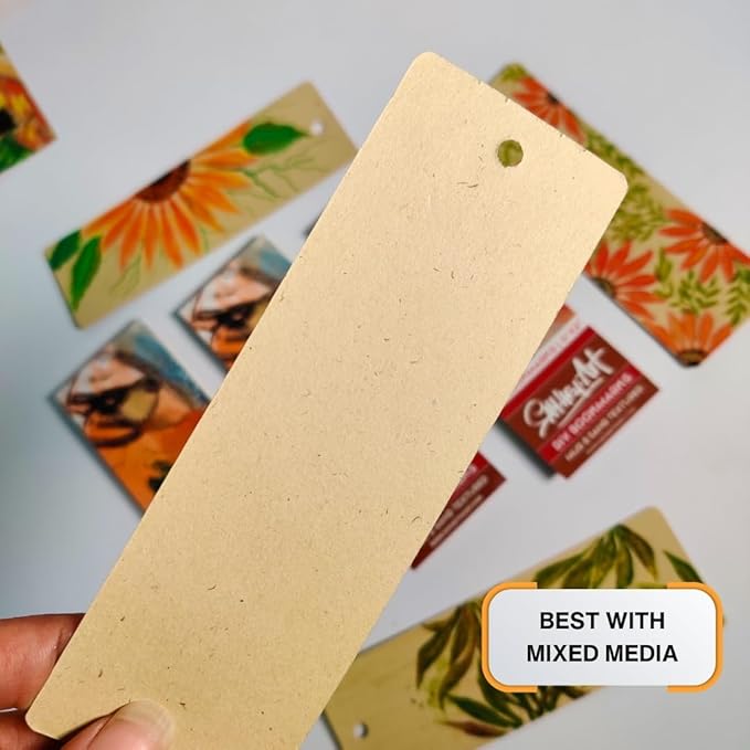 240Gsm Premium Moleskine Like Handmade Textured DIY Bookmark Sketchpads Suitable - Image 3