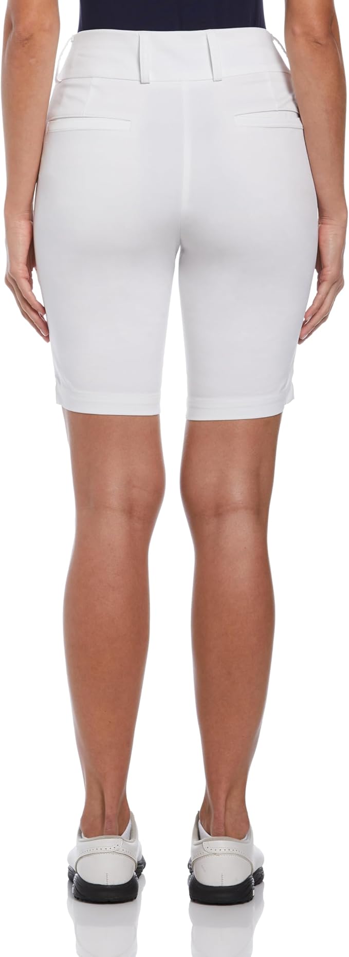 PGA Tour Women's 9.5” Pull-on Golf Shorts with Tummy Control, Performance Stretch, Moisture-Wicking, Sun Protection