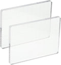 PATIKIL 5" x 3.5" Acrylic Stamp Block, 2 Pack Clear Stamping Block by PATIKIL