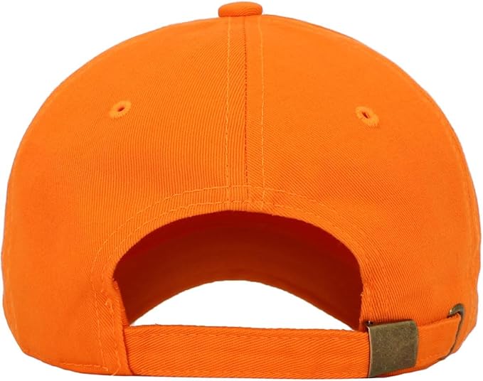 KBETHOS Classic Unisex Cotton Adjustable Low Crown Baseball Cap – Plain Dad Hat