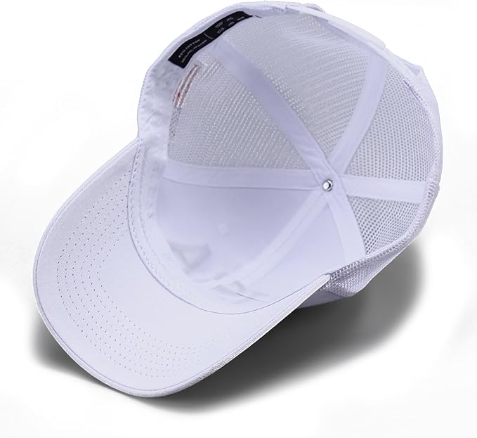 USA Trucker Hat for Men & Women American Flag Cap Adjustable Baseball Cap Mesh Snap Patriotic 3D Embroidered Cap